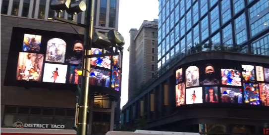 Billboard design and animation by Sheena Garcia