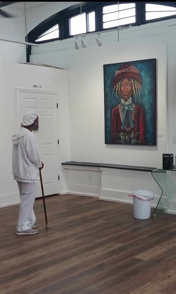 Painting "Valentine" by Sheena Garcia at RUSH Gallery