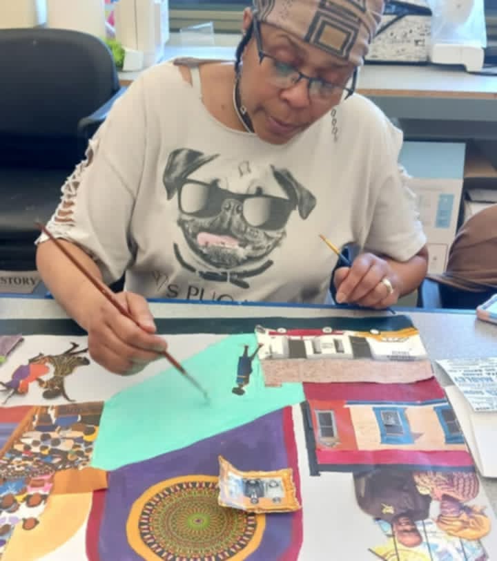 Community Artist at Work