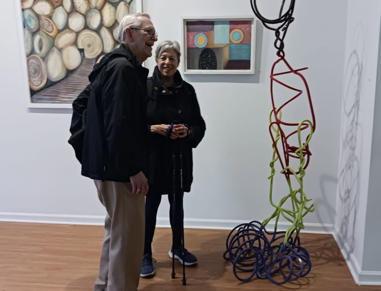 Jeff Harris Exhibition — Visitors