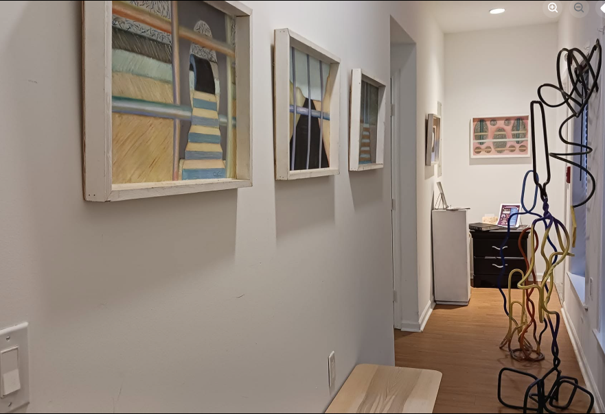 Jeff Harris Exhibition — Hallway View