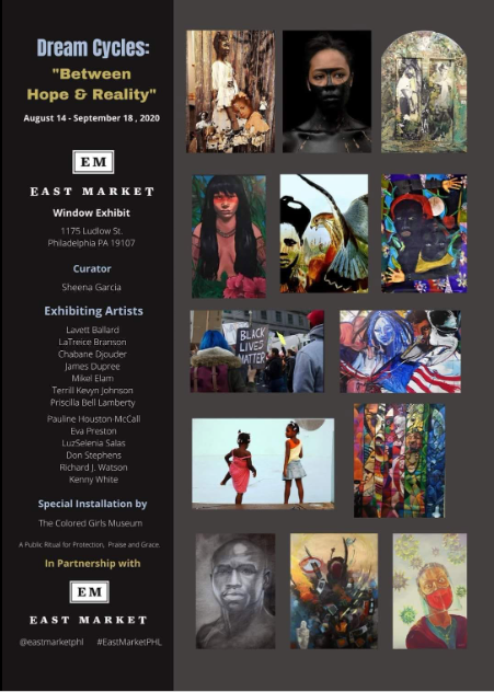 Dream Cycles: Between Hope & Reality exhibition flyer for East Market Chestnut Walk