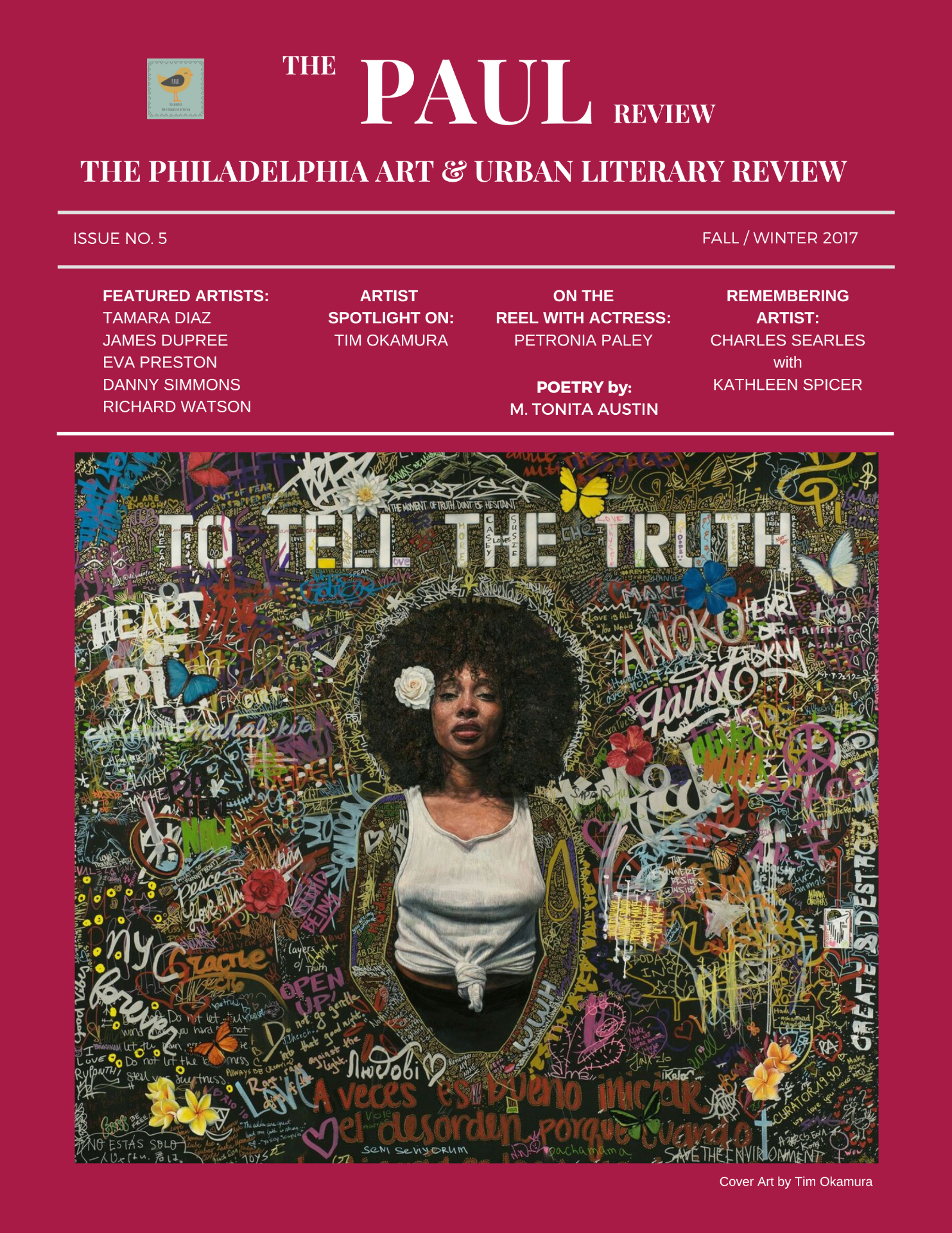 PAUL Review Magazine cover, Issue No. 5, Fall/Winter 2017
